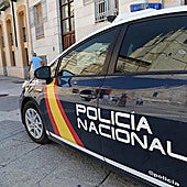 Archive photo of a National Police car.