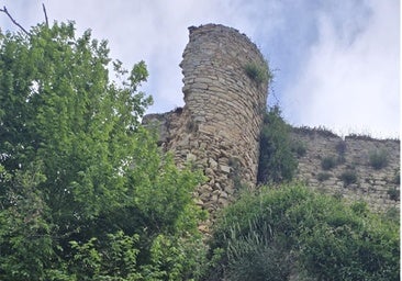 State of the western circular tower of the Alcazaba of Ronda after its partial collapse earlier this month.