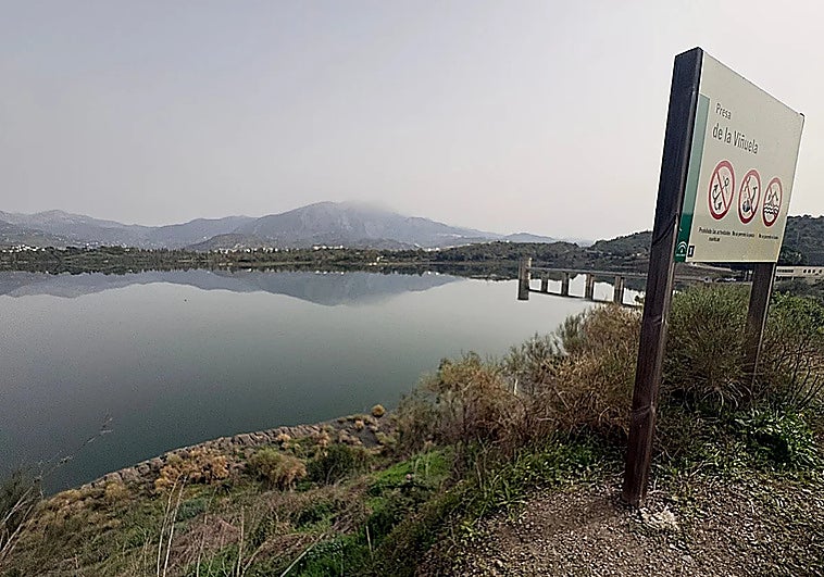 Malaga water network: La Viñuela dam surprises with highest water level