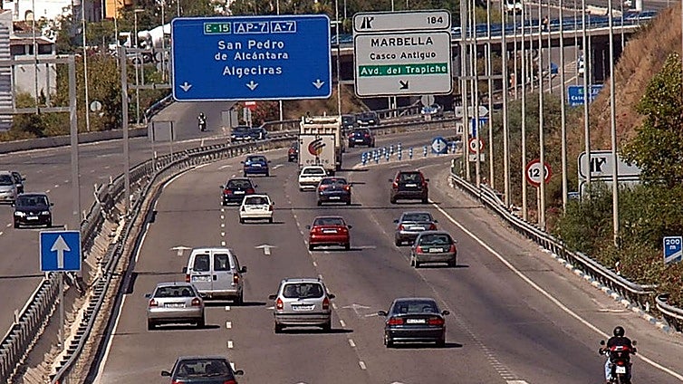 Traffic disruptions on Marbella bypass of AP-7 motorway due to noise reduction work