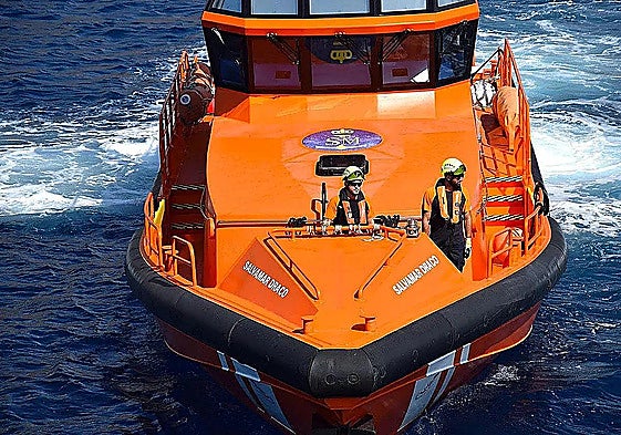 An archive photo of the Salvamar Draco boat of the Spanish maritime rescue unit.