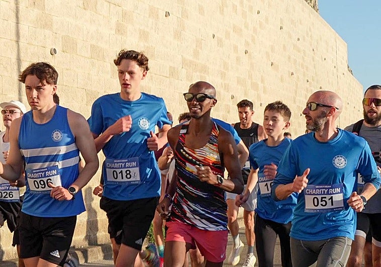 Sir Mo Farah visits Gibraltar ahead of Literary Festival