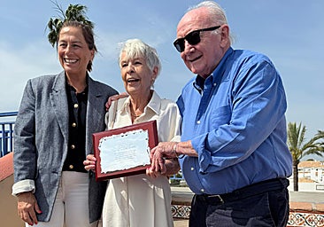 Councillor Begoña Ortiz, Stella Bosworth and Alan James during the presentation