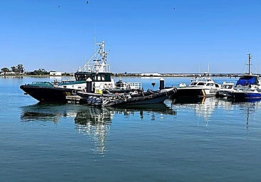 Guardia Civil boats in Huelva.