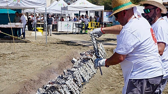 Mijas enjoys ‘large turnout’ during its annual skewered sardine festival