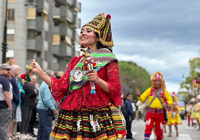 One of the highlights of the event was the colourful parade.