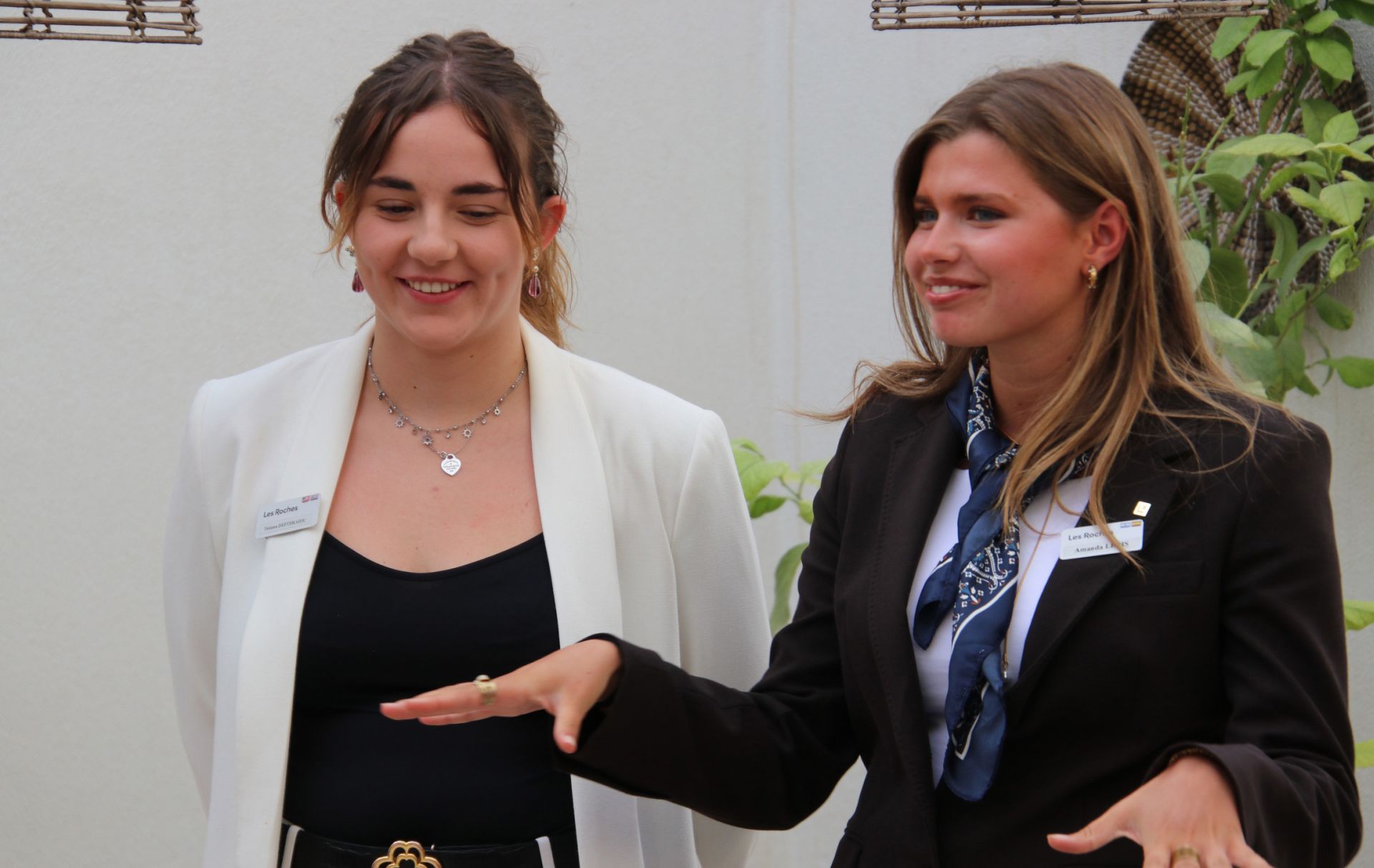Les Roches student ambassadors provided a tour of the facilities