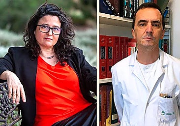Malaga University professor Ana Grande and Dr Julián Olalla, who specialises in internal medicine.