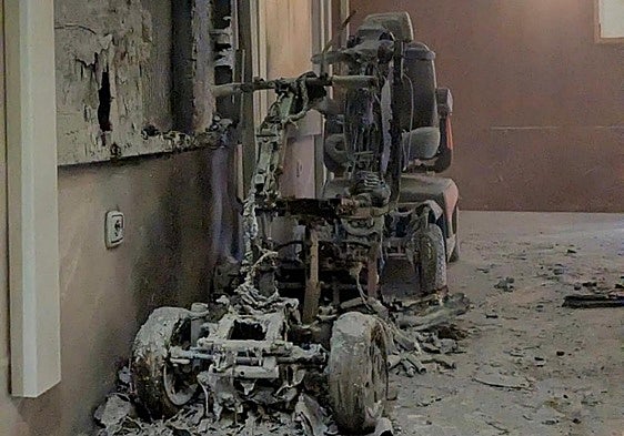 A fire caused by two mobility scooters forces the evacuation of a hotel in Torremolinos