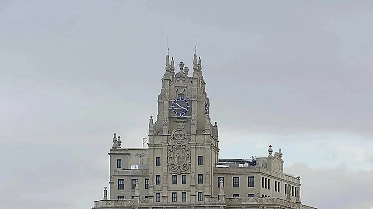 The Telefónica headquarters in Madrid.