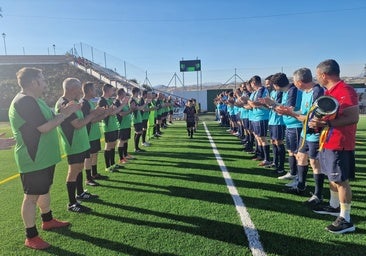 New Benamocarra football pitch officially reopens with politicians defeating the Guardia Civil in a friendly