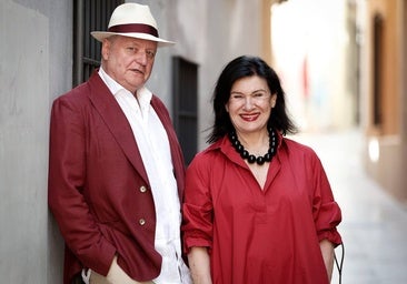 Paloma Picasso visits Malaga to see sculpture of "Grandpa Pepe": José Ruiz Blasco