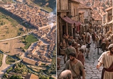 Images of the recreation of Iliberis.