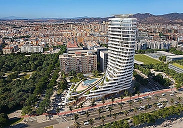 Recreation of developer Sierra Blanca's project for the El Bulto area in Malaga.