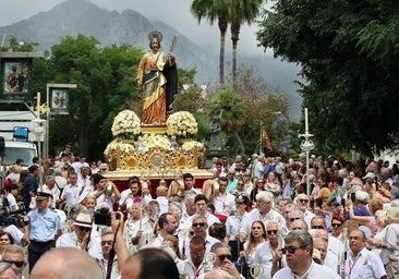 The image of San Bernabé once again made its way through the streets of Marbella’s Old Town on an emotional day.