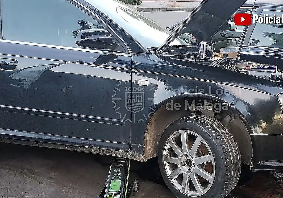 Malaga police deal blow to clandestine car repair shops