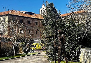 View of the exterior of the Belorado monastery.