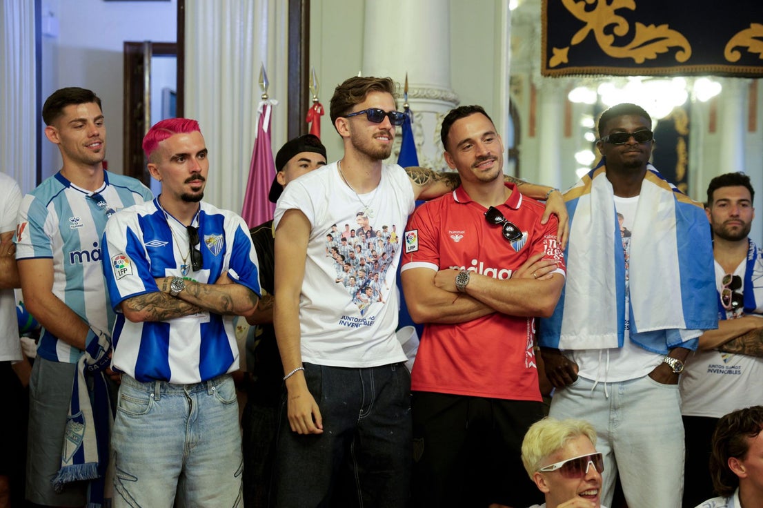 Malaga CF's promotion open-top tour - in pictures