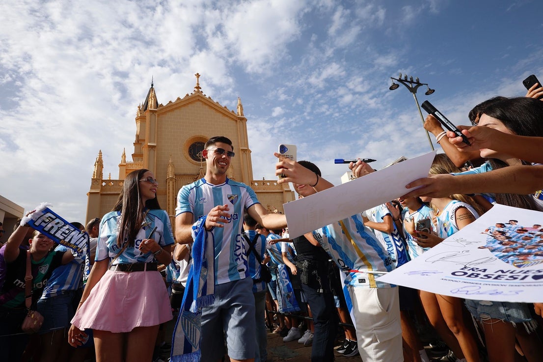 Malaga CF's promotion open-top tour - in pictures