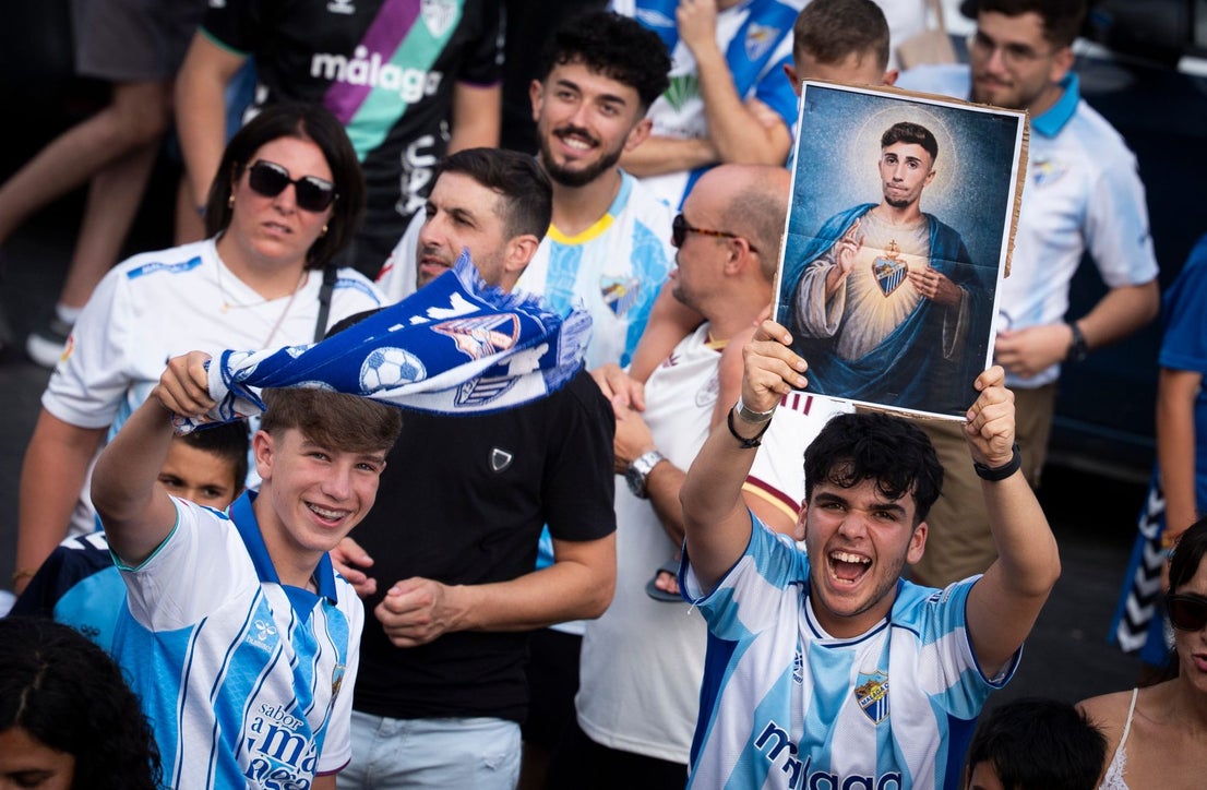 Malaga CF's promotion open-top tour - in pictures