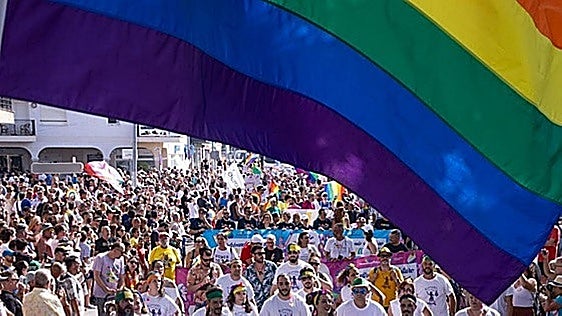 Frivolity and risqué fun during the annual Pride Day festivities