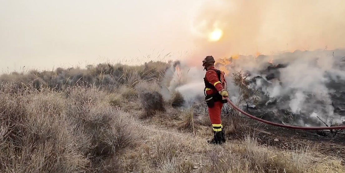 In pictures - Almeria fire tragedy