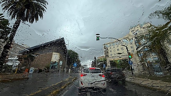 Andalucía starts the week with rain, accompanied by temperature drop