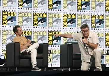 Elijah Wood and Sean Astin, reunited in Málaga.