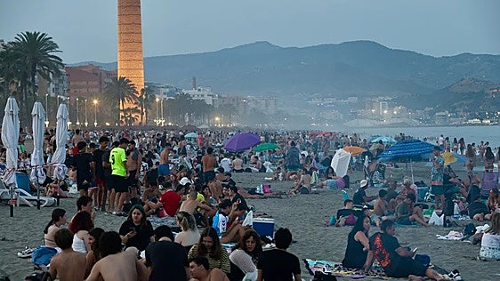 Malaga enjoys night of San Juan more than New Year's Eve