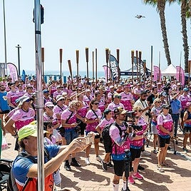 A photo of one of the sporting events held last weekend in Torre del Mar.