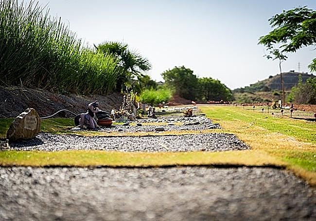 Another view of the cemetery.