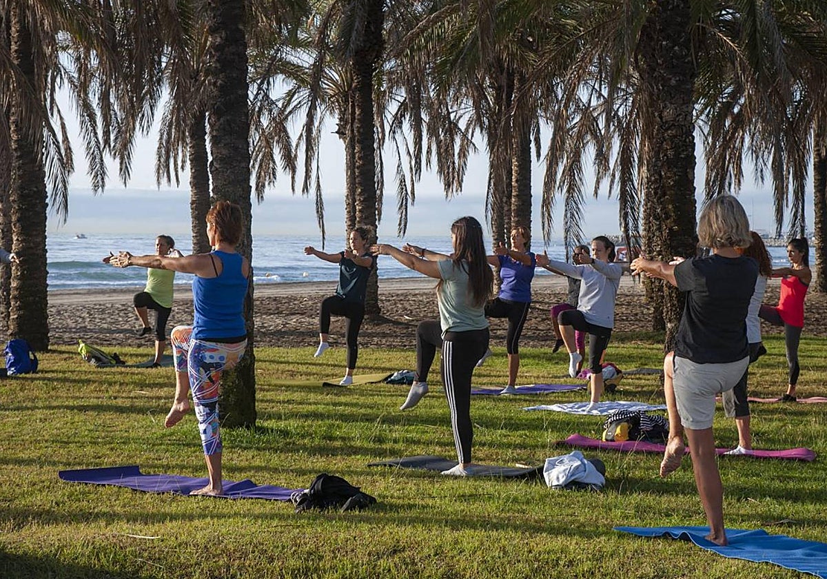 Free yoga and Pilates sessions on eastern Costa del Sol beaches throughout summer