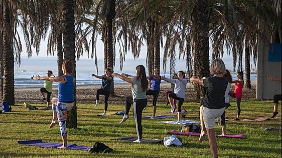 Free yoga and Pilates sessions on eastern Costa del Sol beaches throughout summer