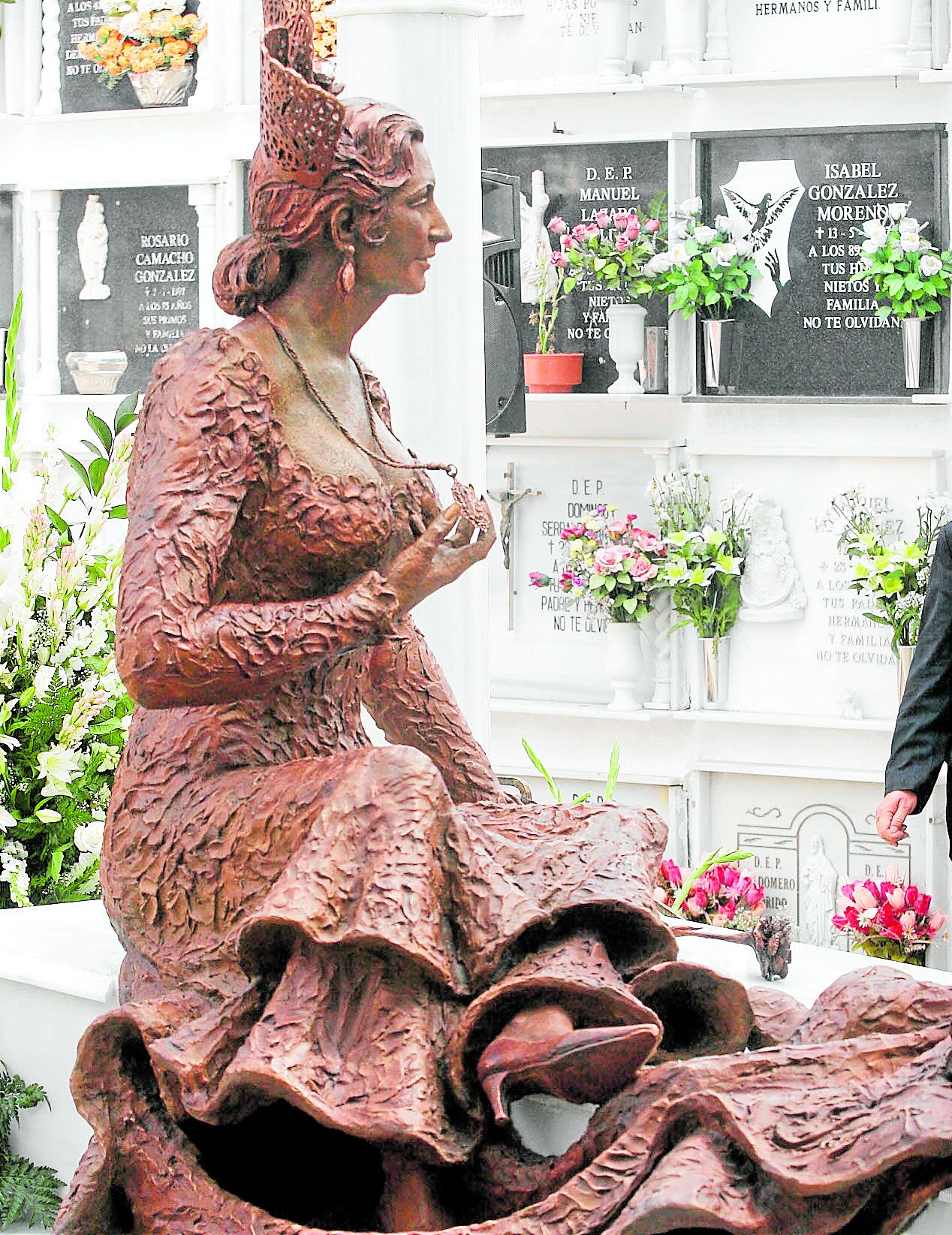 Her grave in Chipiona.