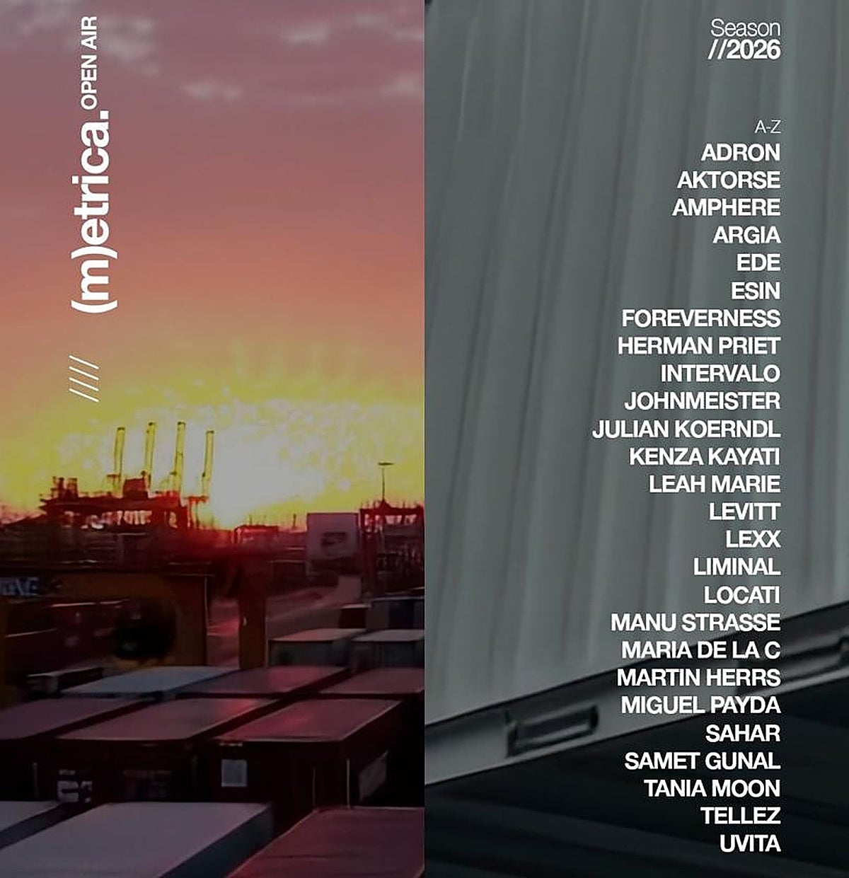 Metrica continues its Open Air Season following a successful opening chapter