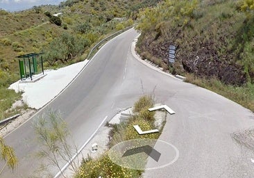 Road on which the accident took place