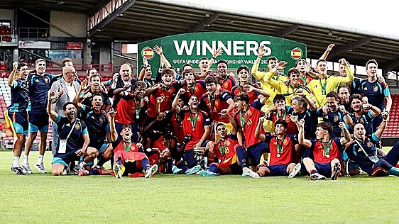 Malaga pair help Spain win Under-19 European Championship