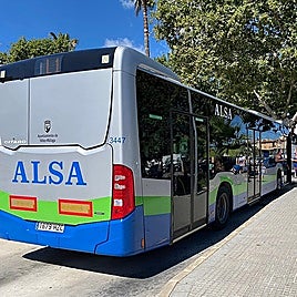 A bus in Vélez-Málaga