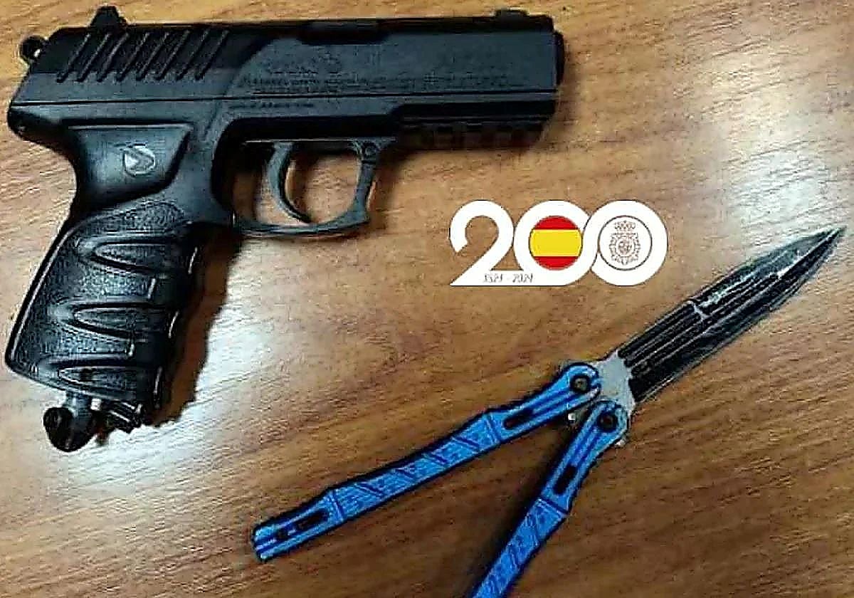 Valladolid man arrested after allegedly threatening to stab flatmates who wouldn't drink with him