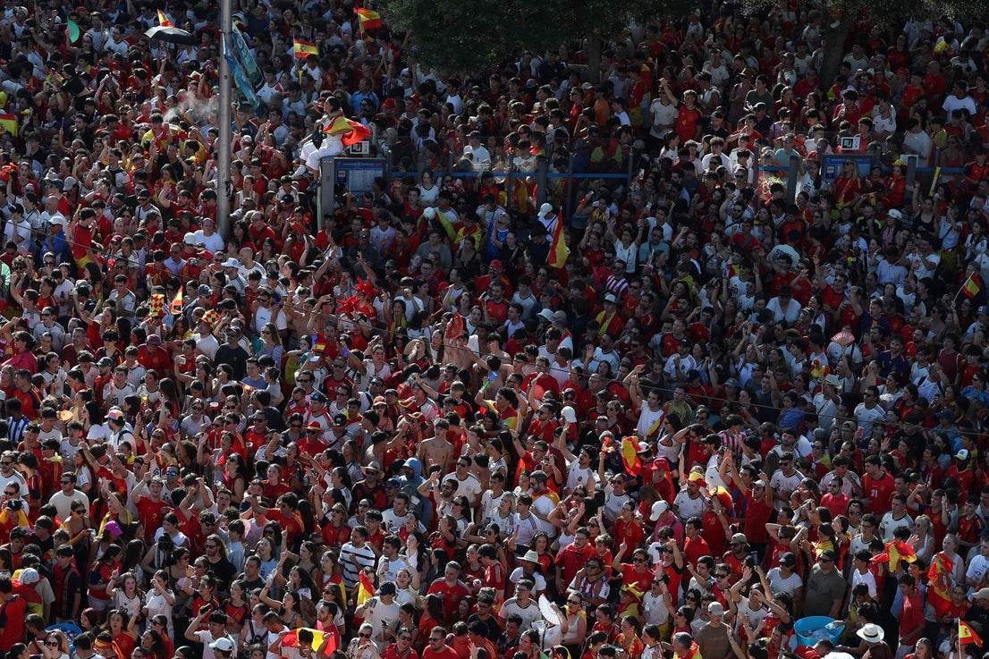 Spain's World Cup victory parade in Madrid