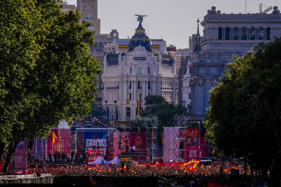 Spain's World Cup victory parade in Madrid