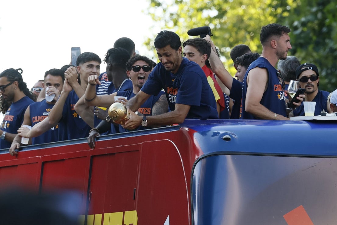 Spain's World Cup victory parade in Madrid