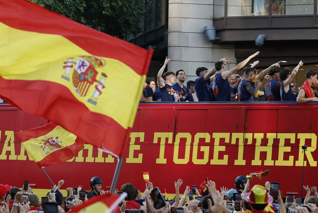 Spain's World Cup victory parade in Madrid
