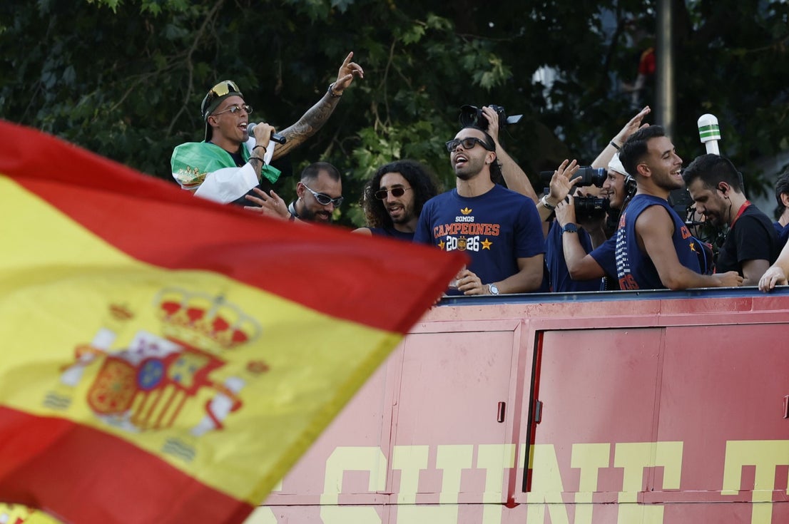 Spain's World Cup victory parade in Madrid