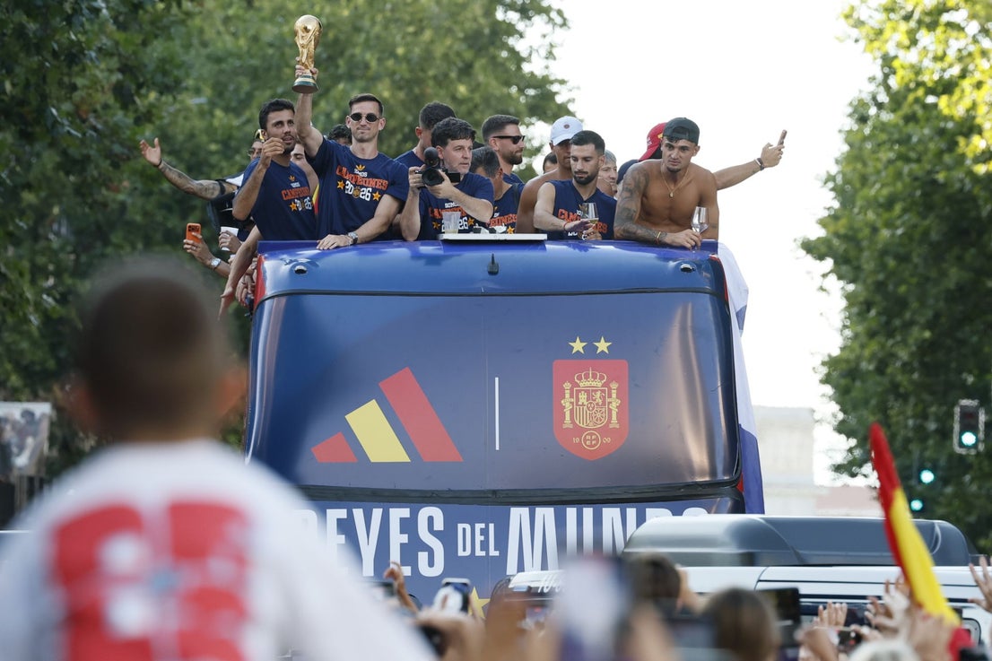 Spain's World Cup victory parade in Madrid