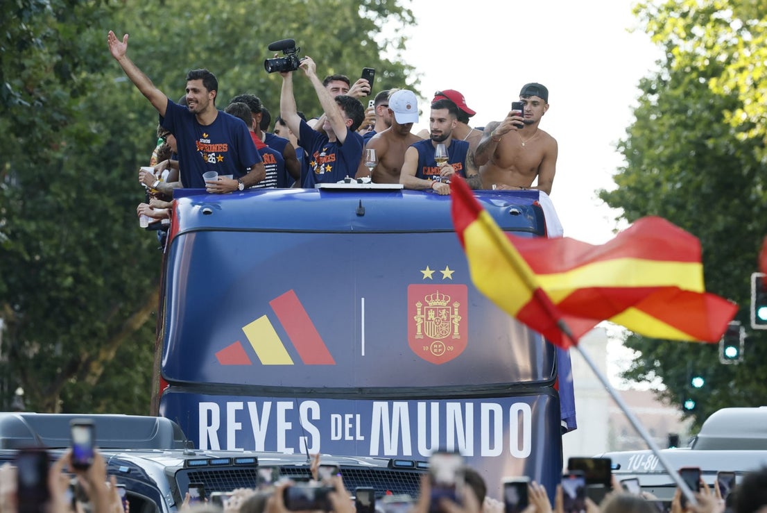 Spain's World Cup victory parade in Madrid