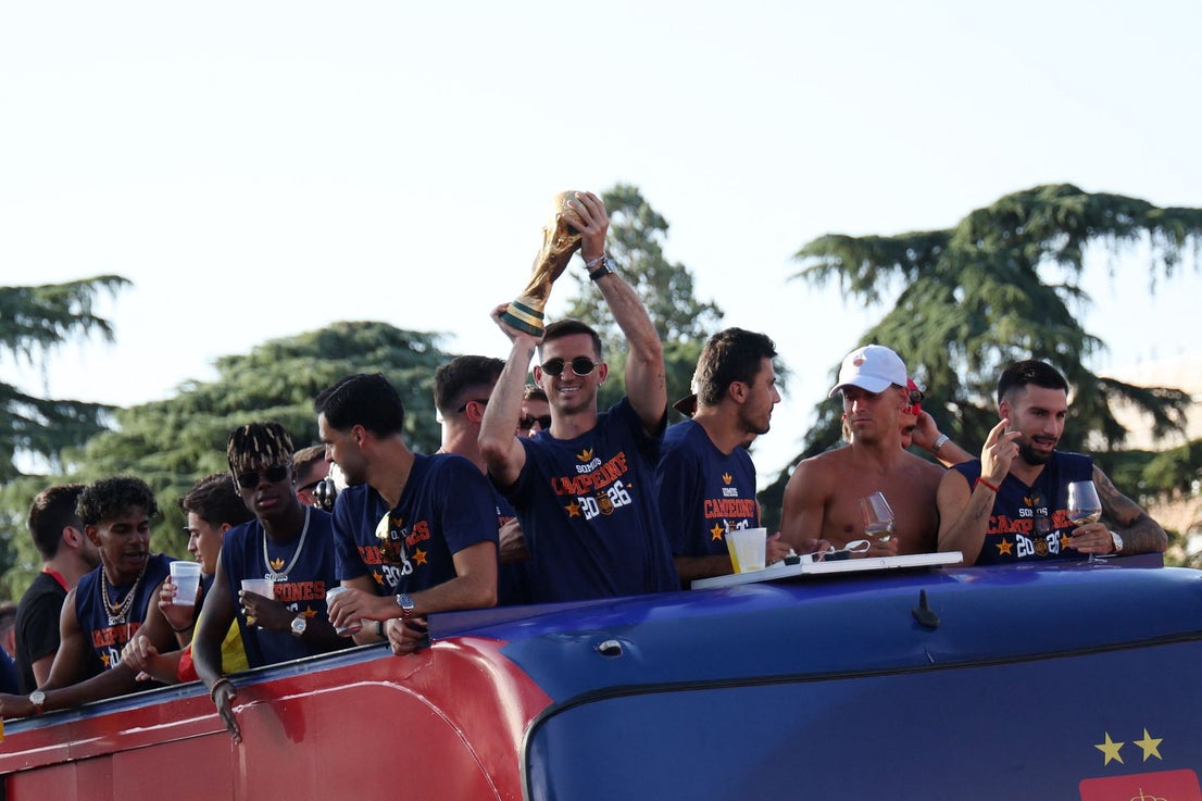 Spain's World Cup victory parade in Madrid