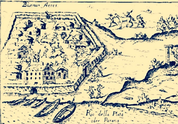 The first 'Buenos Aires' settlement.