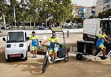 The new cleaning vehicles.