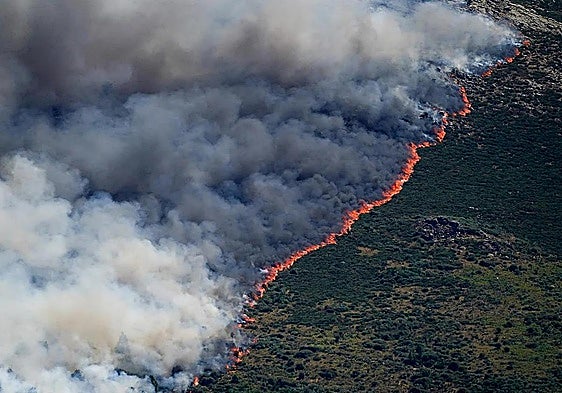 Wildfires in central Spain release energy equivalent to 28 atomic bombs